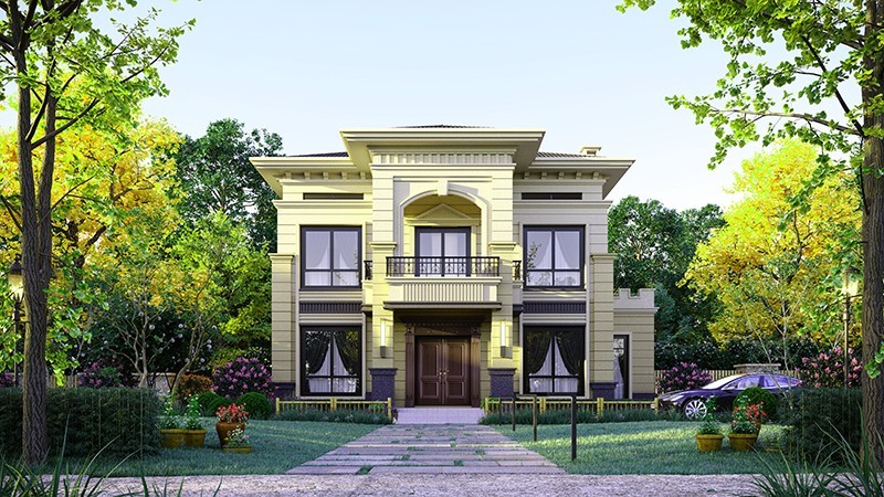 运城中式合院住宅，开放庭院与邻里乡亲更亲近